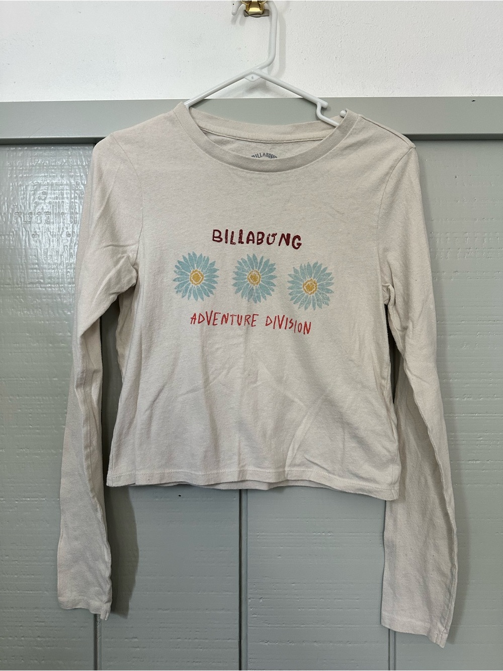 Billabong Cream Long Sleeve Tee
